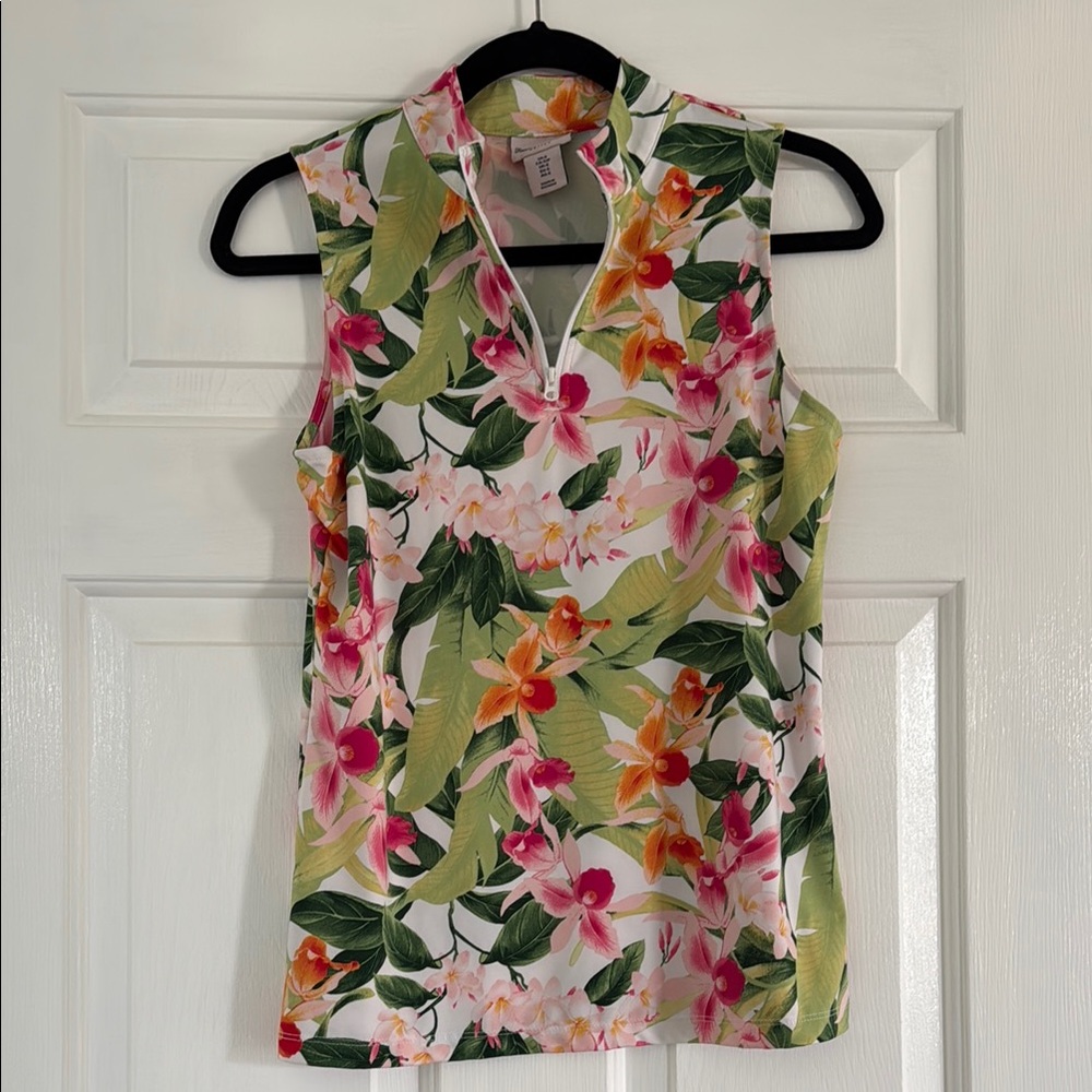 Tommy Bahama Active Floral Sleeveless Women's Top